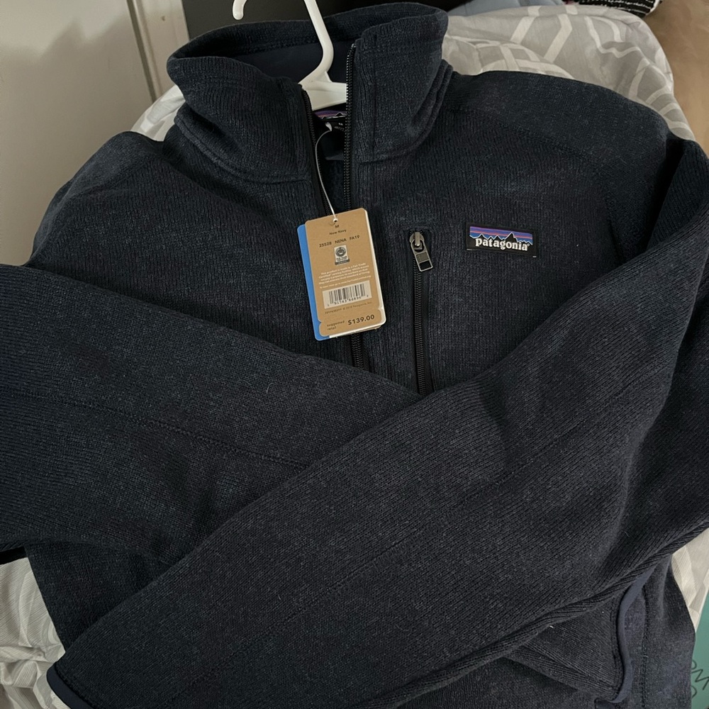 Navy Blue Patagonia Women Sweater Size Medium